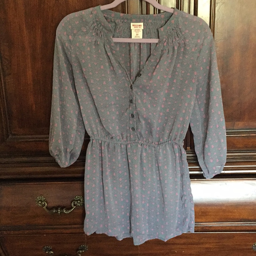 Super cute tunic with elastic waist